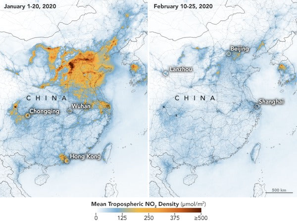 china contaminacion aire covid-19