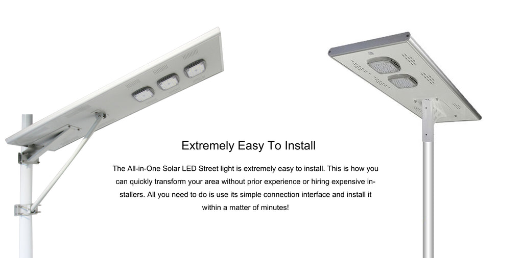 all in one solar led street light