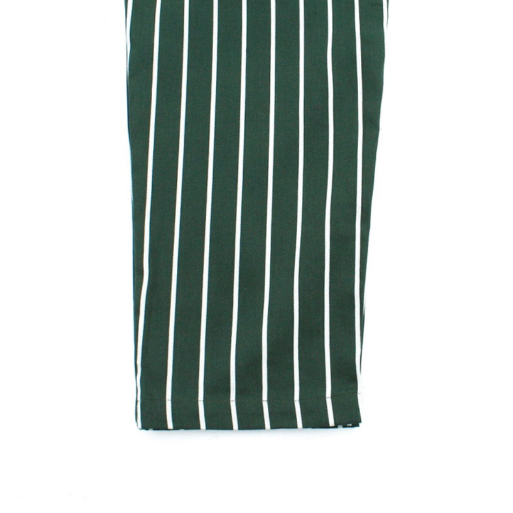 green pinstripe pants