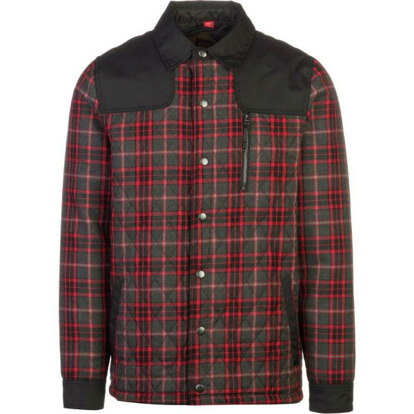 686 MNS PARKLAN EXILE INSULATED JKT RED PLAID