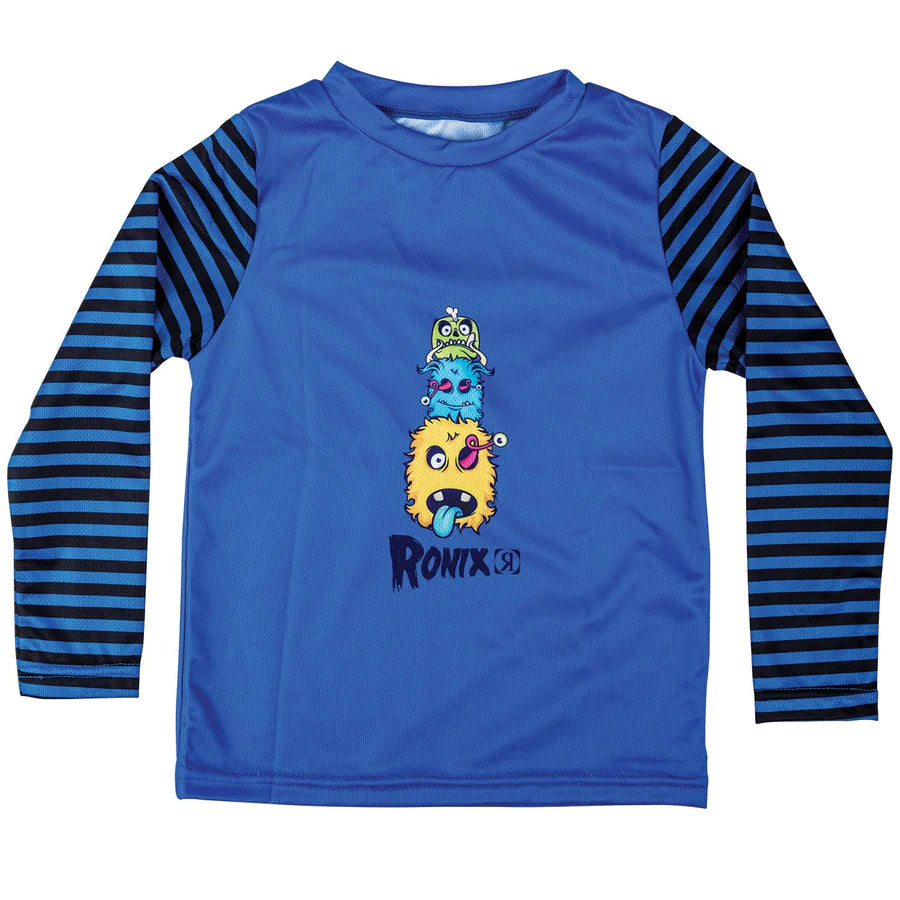 Ronix Youth Rushguard Boy's UV Shade Wick Dry Long Sleeve