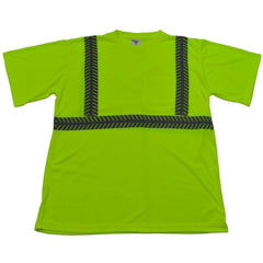 Petra Roc LJTS2 Class 2 Lime Jersey Knit Pocket Short Sleeve T-Shirt