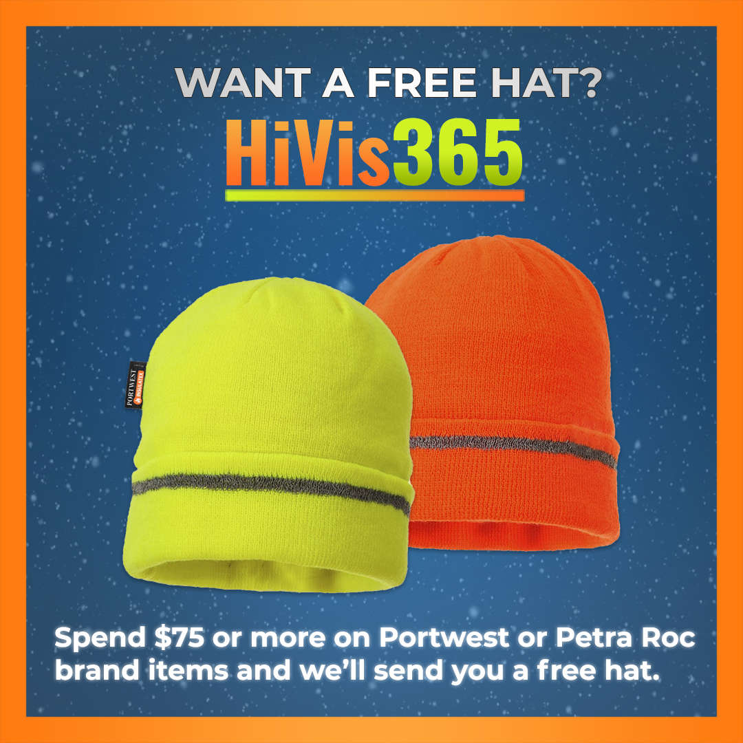 Free Reflective Knit Hat with Purchase