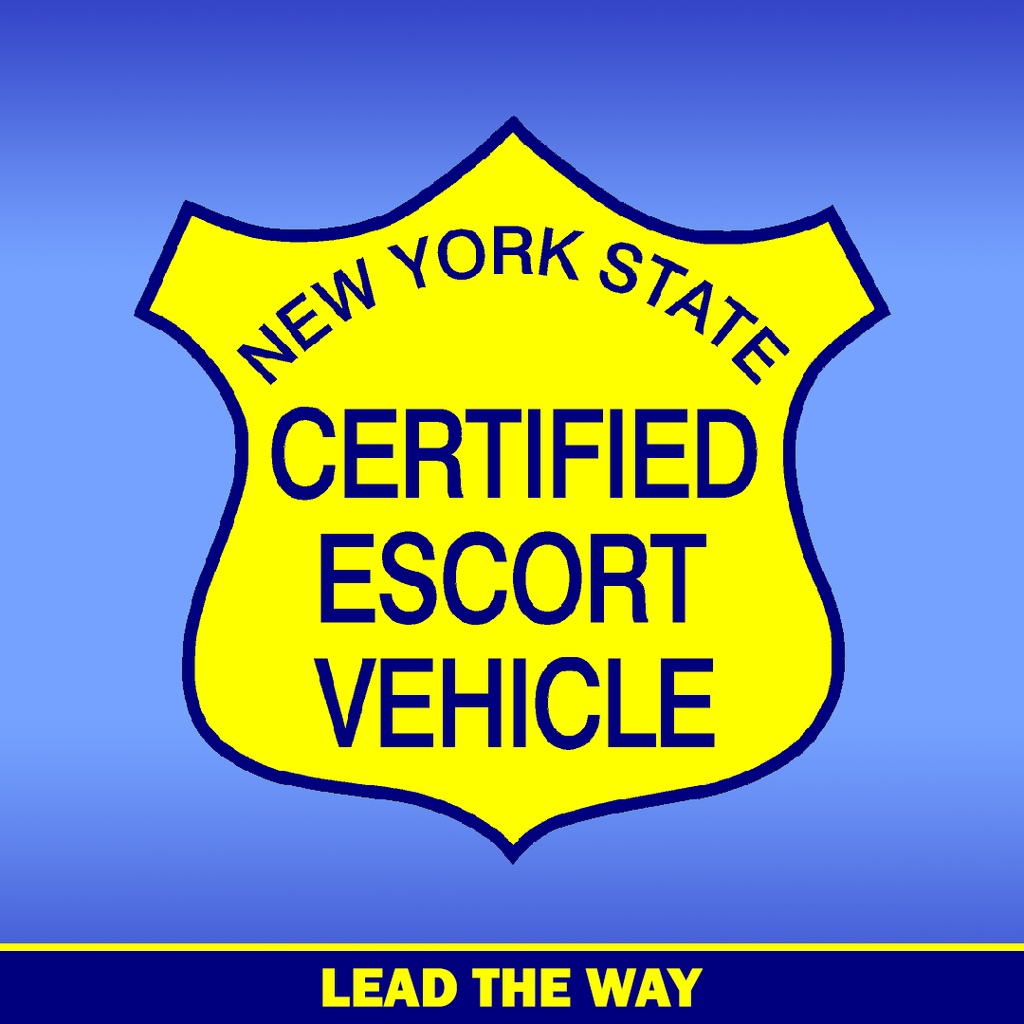 NYS Certified Escort Vehicle Decals