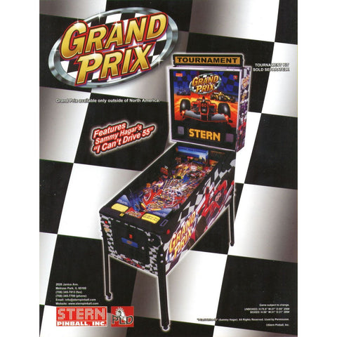 Stern Grand Prix Pinball