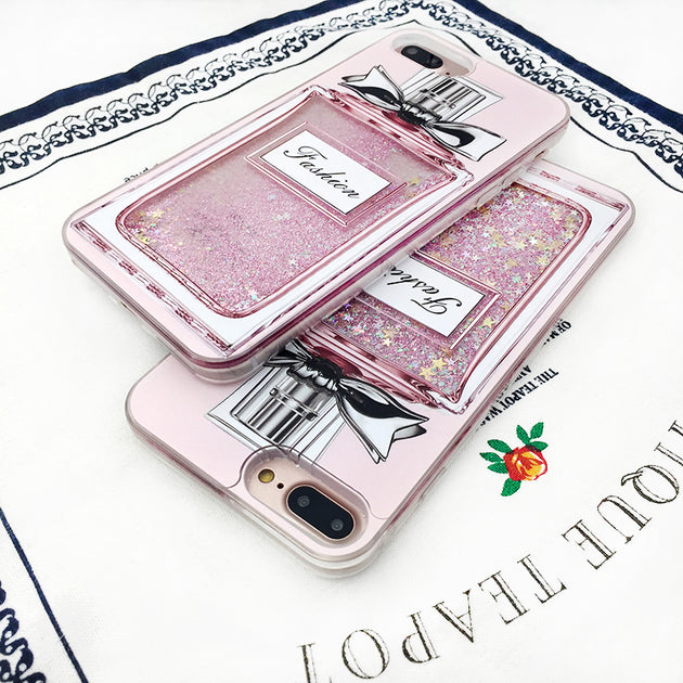 Fashion Luxury Girl Pink Perfume Bottle Phone Case For Iphone Xr Xs Ma The Big Cat Cases