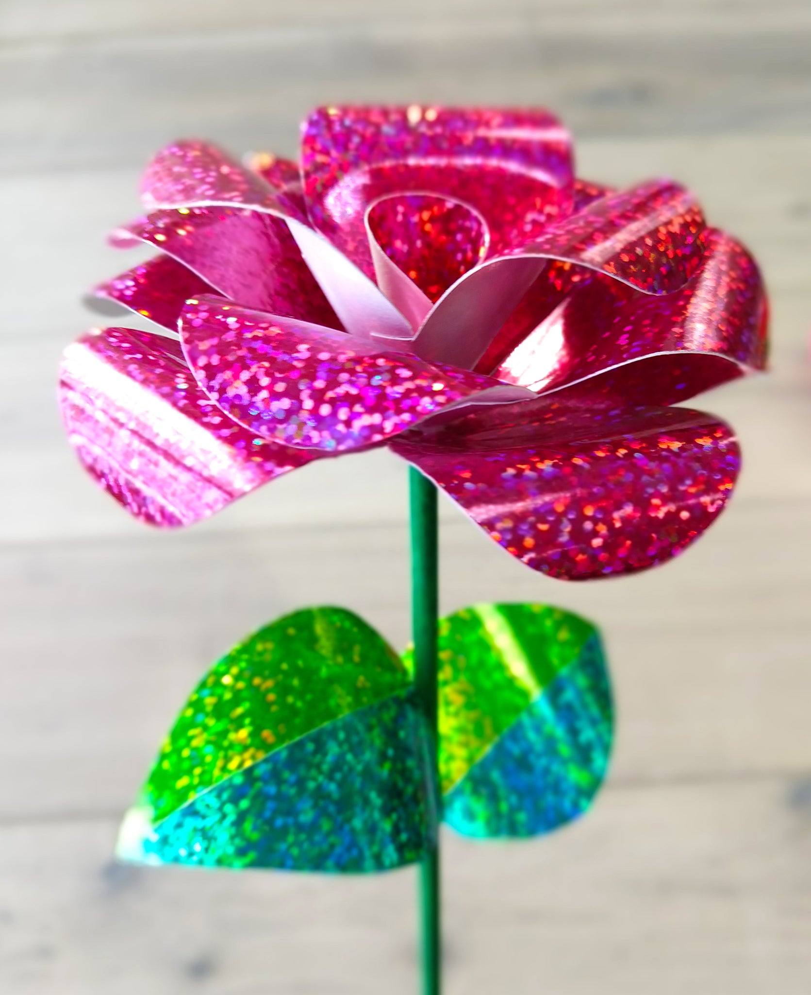 how to make DIY paper roses for Valentines Day