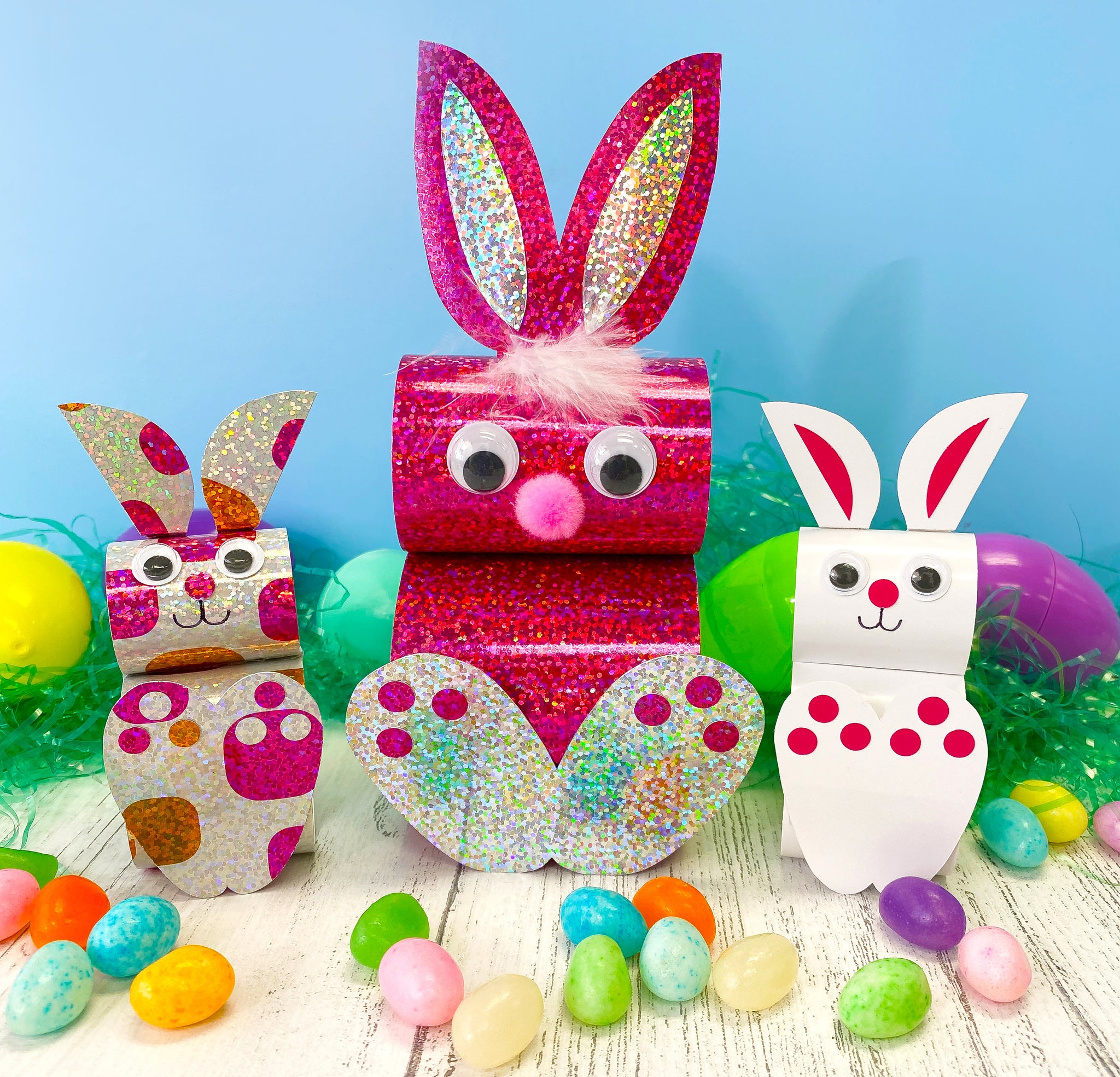 Fun easy Easter projects for kids make easter bunny from paper free template