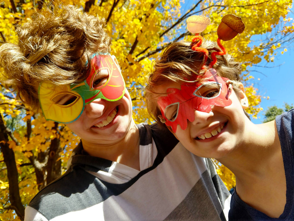 fall autumn leaf leaves projects for kids diy masks