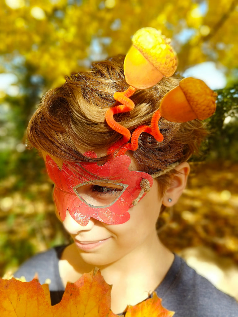 fall autumn leaf leaves projects for kids diy mask
