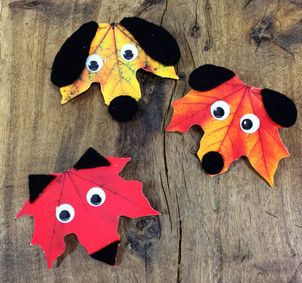 fall autumn leaf leaves projects for kids dogs