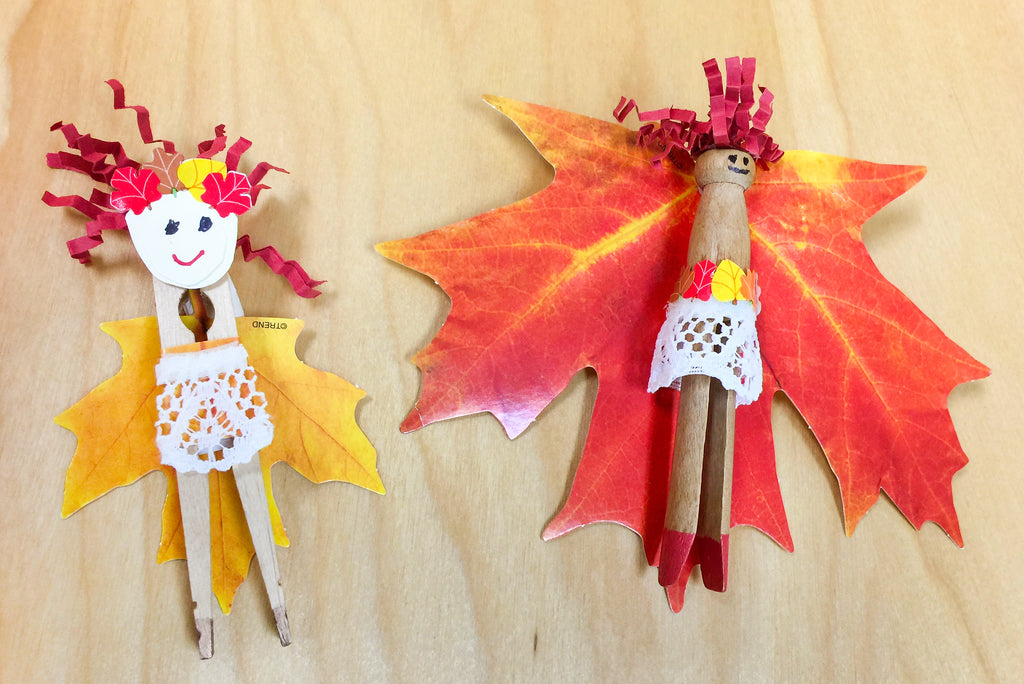 fall autumn leaf leaves projects for kids fairies diy
