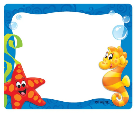 Sea Buddies® Terrific Labels™ Name Tags