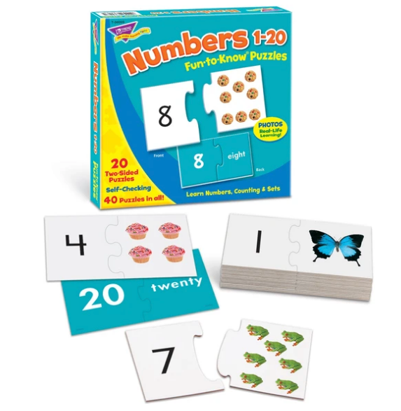 Numbers 1-20 Fun-to-Know® Puzzles