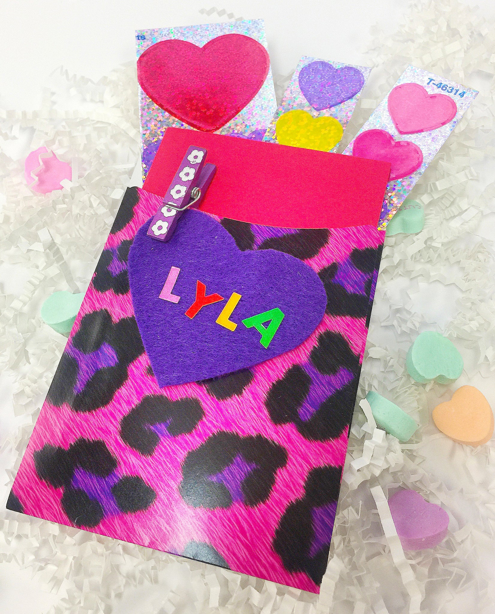 easy DIY valentine candy holder kid project