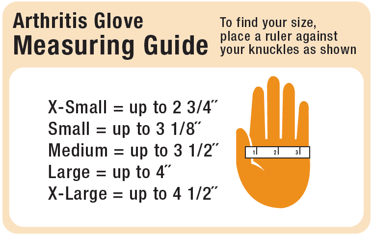 IMAK Gloves Size Guide