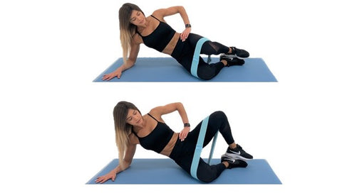 Clamshells Best Exercise for Glute Activation Resistance Bands