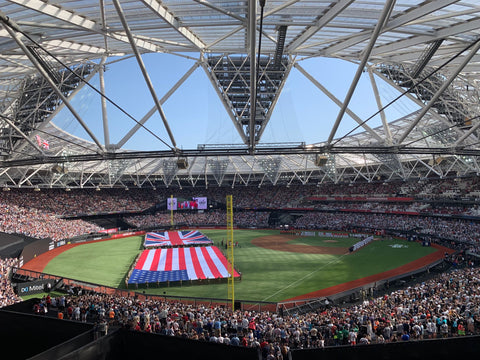 New York Yankees vs Boston Red Sox, MLB London Series 2019, London Olympic Stadium.