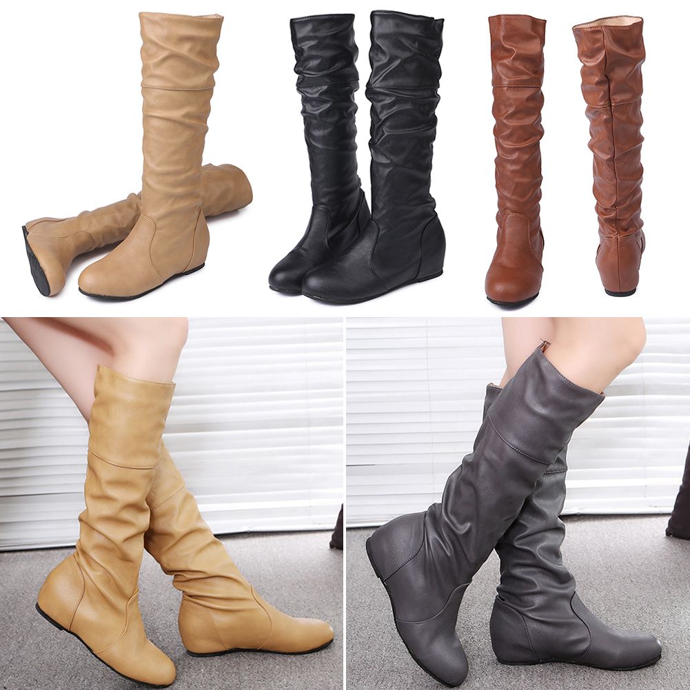 womens flat boots uk cheap online
