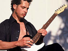 Chris Cornell with Telecaster