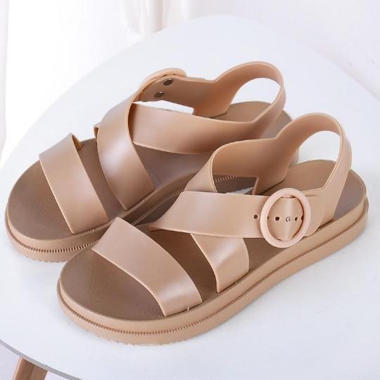 womens flat buckle shoes