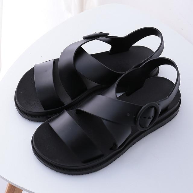 sandals with buckles womens