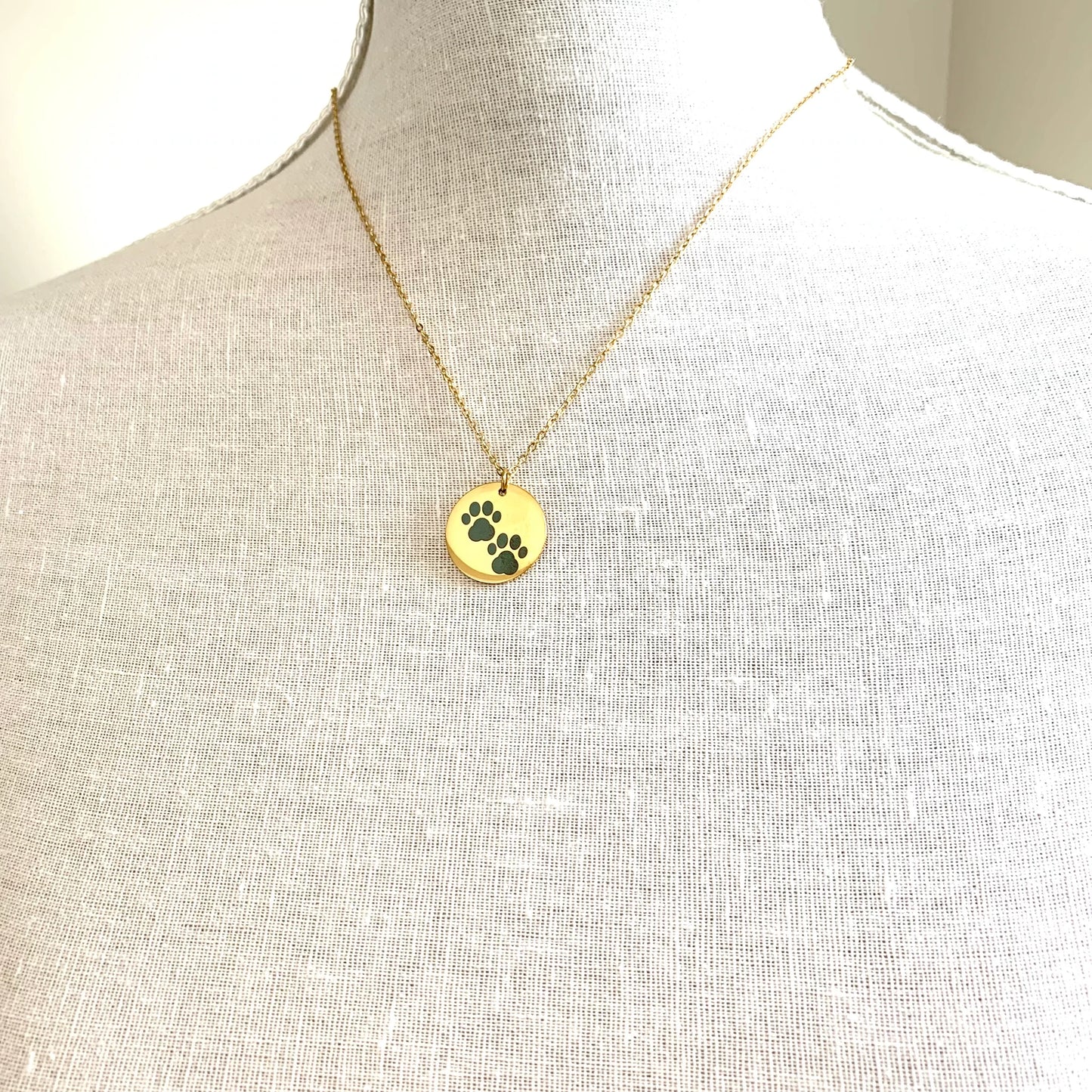 Paw Print Necklace