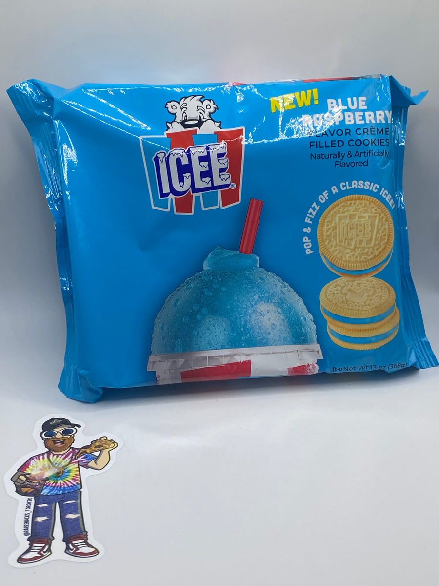 Icee Blue Raspberry Cookies 13oz Raresnackstoronto 1367