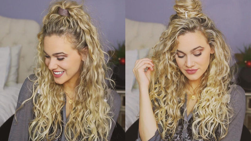 how to make hairstyles step by step for curly hairs