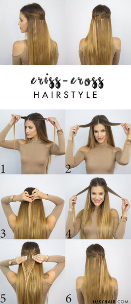 Easy Summer Hairstyle | Luxy Hair Blog
