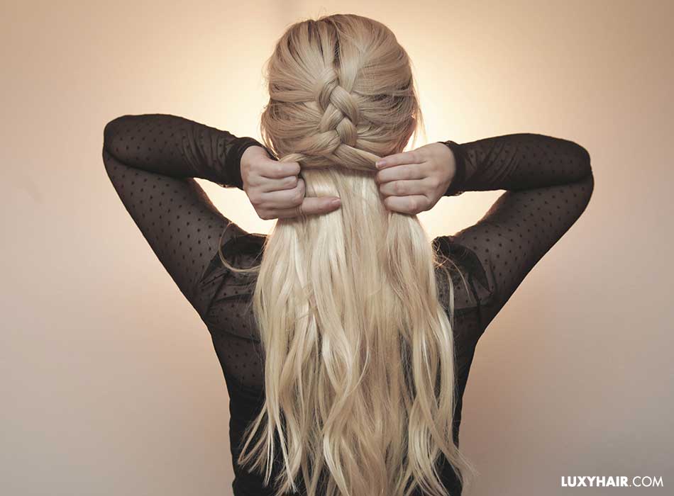 How to add hair to braids