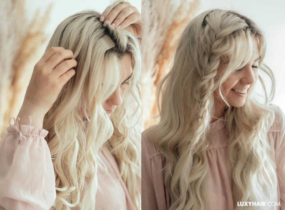 How to blend hair extensions