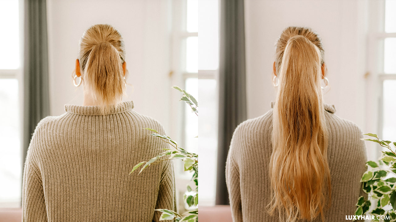 How to do a ponytail with extensions