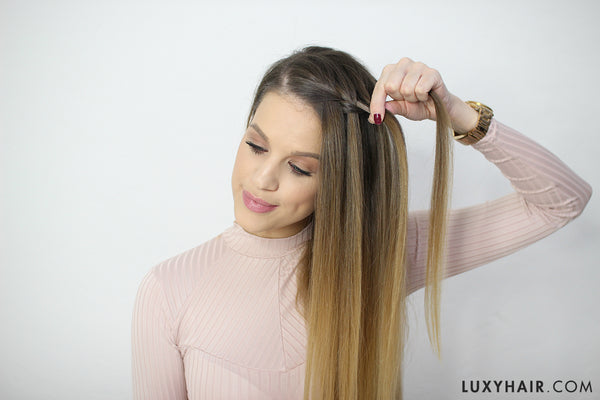 How To Do a Waterfall Braid: Step 11 | Step By Step Hair Tutorial