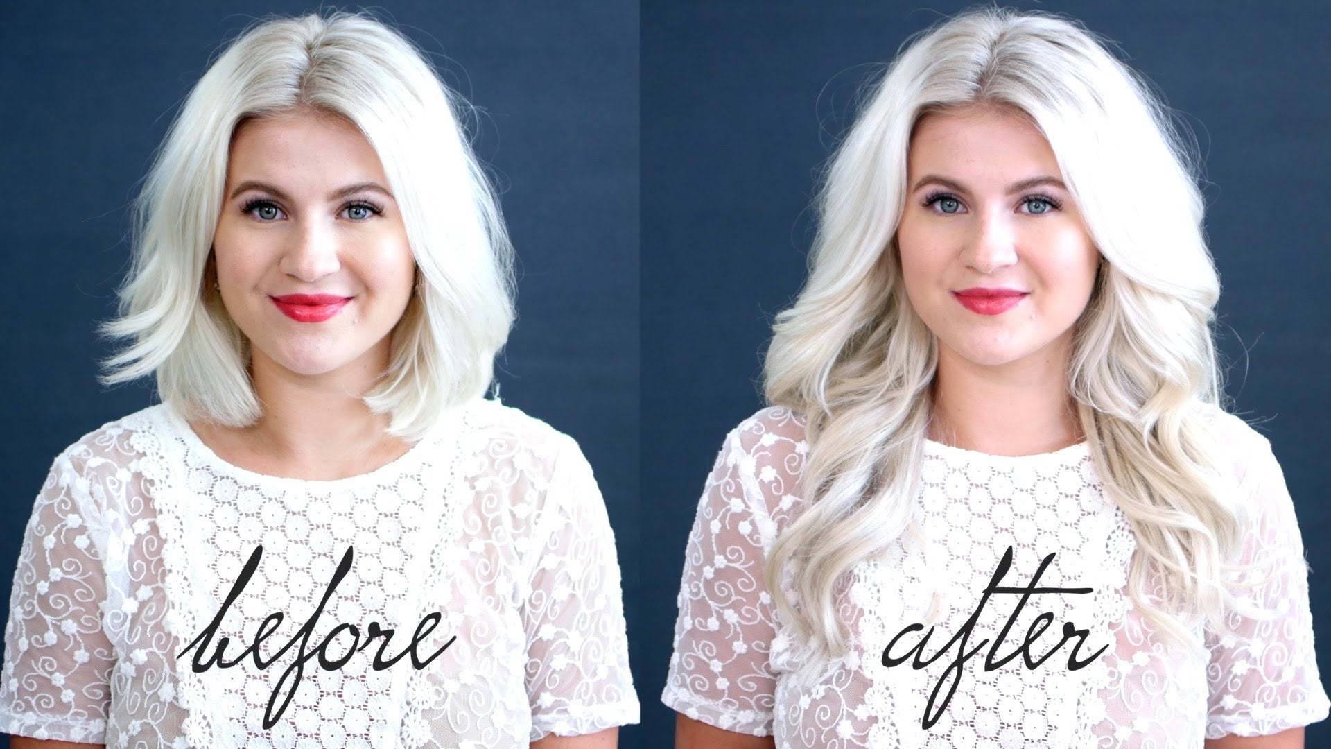How to blend in luxy hair extensions with short hair