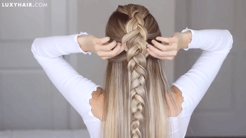 How to Pancake Braids with Luxy Hair Extensions