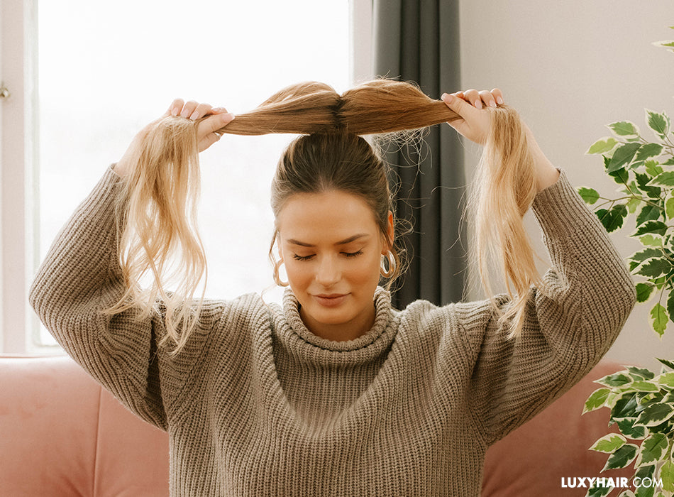 How to do a ponytail with extensions