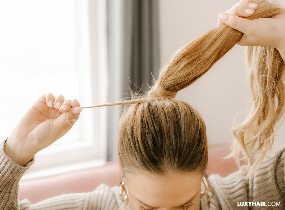 How to do a ponytail with extensions