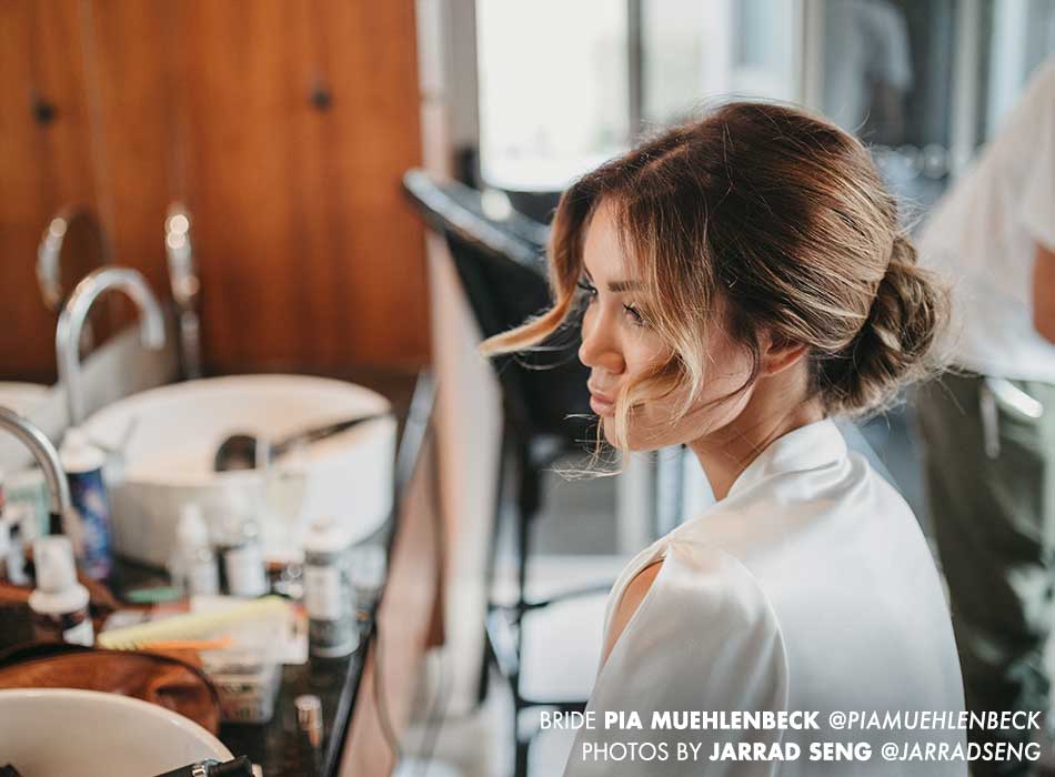 Wedding hair trial