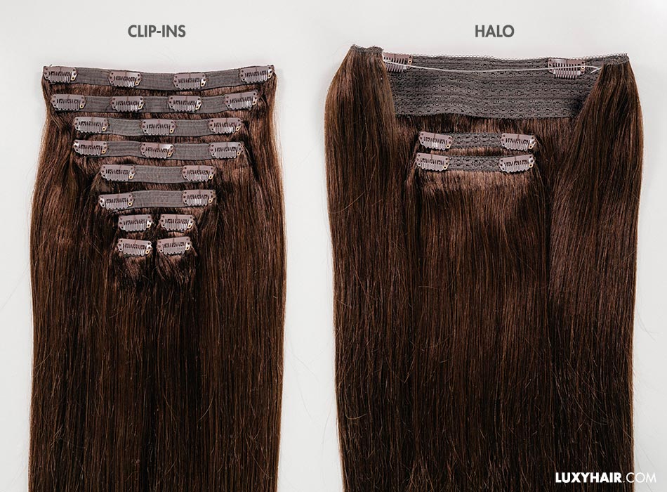 Halo hair extensions