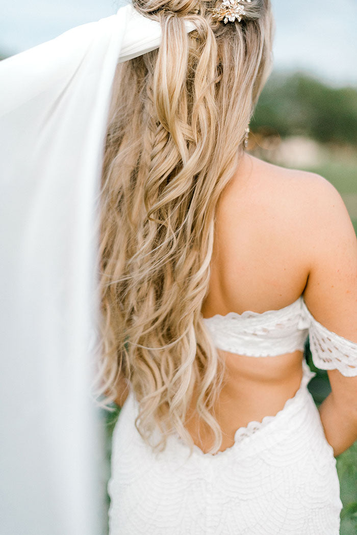 Wedding hairstyles for long hair