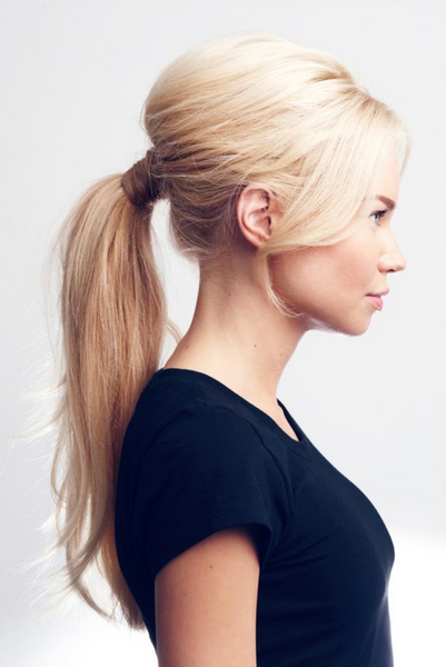 how to create a wrapped ponytail