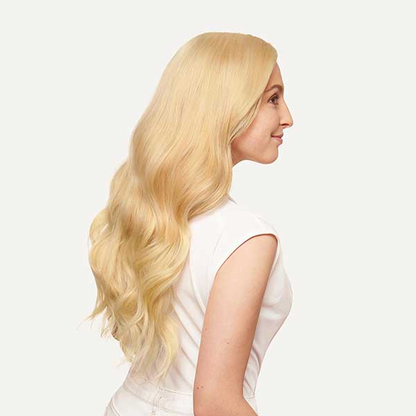Clip In Hair Extensions Bleach Blonde Color 613 120 Grams