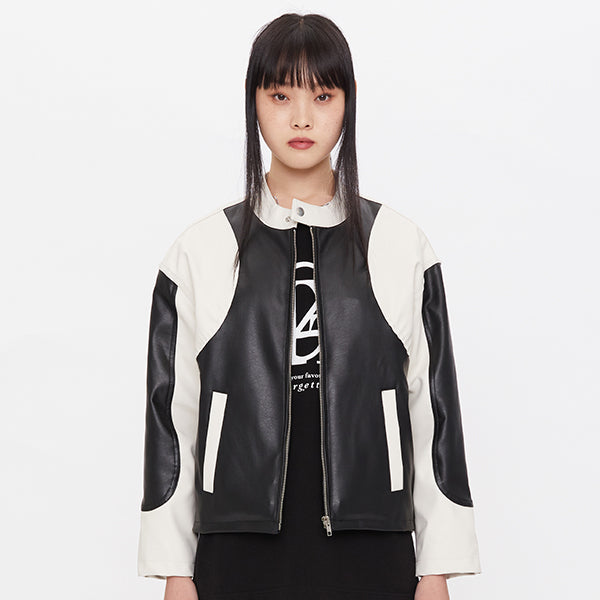 ビーガンレザーレーサージャケット/VEGAN LEATHER RACER JACKET_BLACKTARGETTO/ {{ category }}