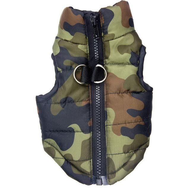 Waterproof Camo Dog Vest – The Pampered Pet