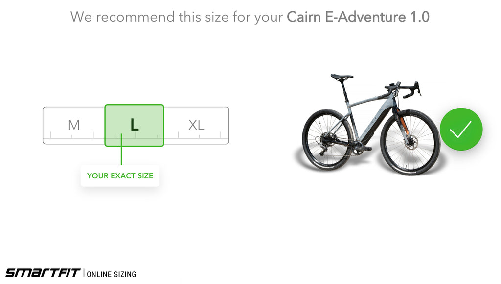 SmartFit Cairn Size Suggestion