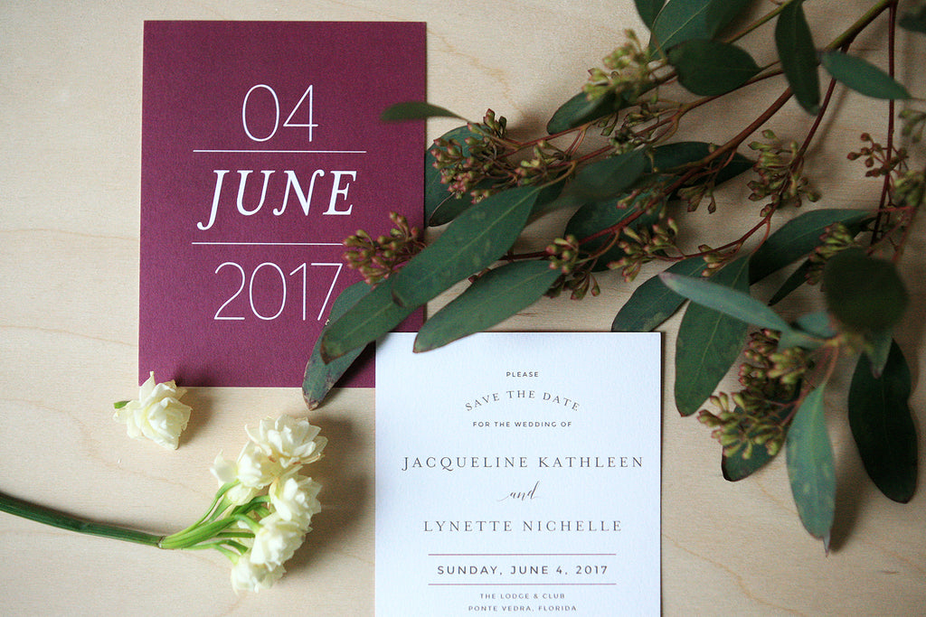 Modern Save the Date