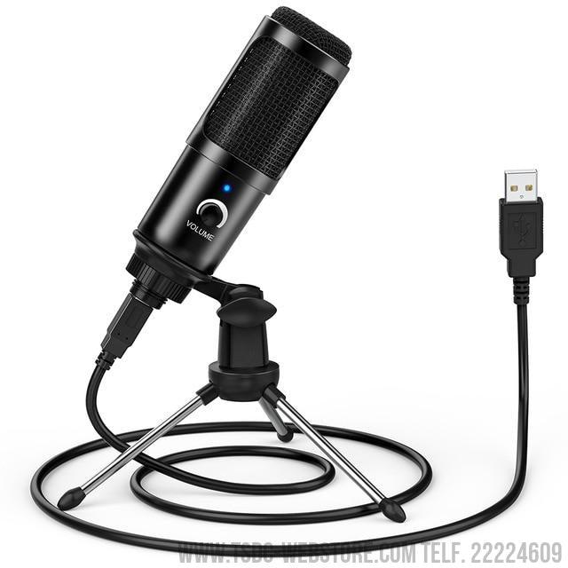 Rareza el último para ver Micrófono USB condensador, para PC, vocal, micrófono de estudio de gra –  TSDC Webstore