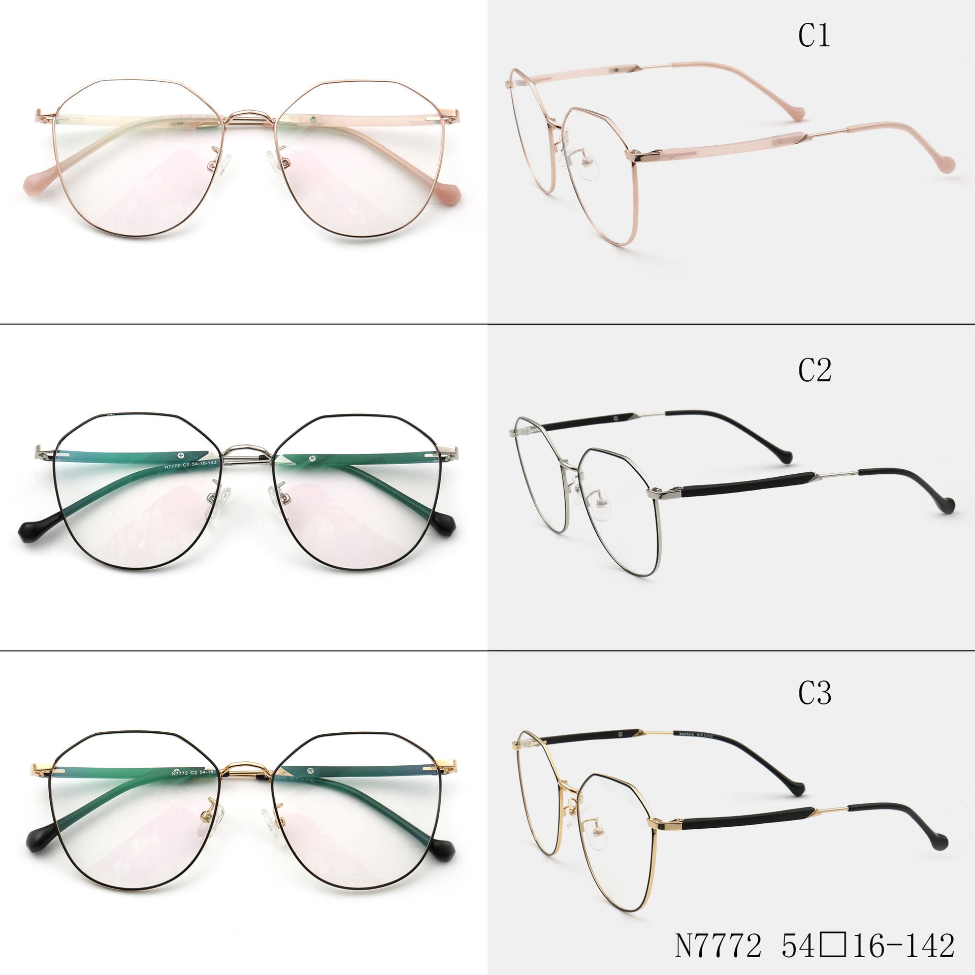Polygon Glasses N7772