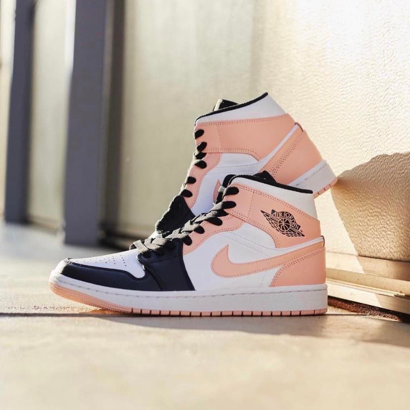 air jordan 1 mid crimson tint women's